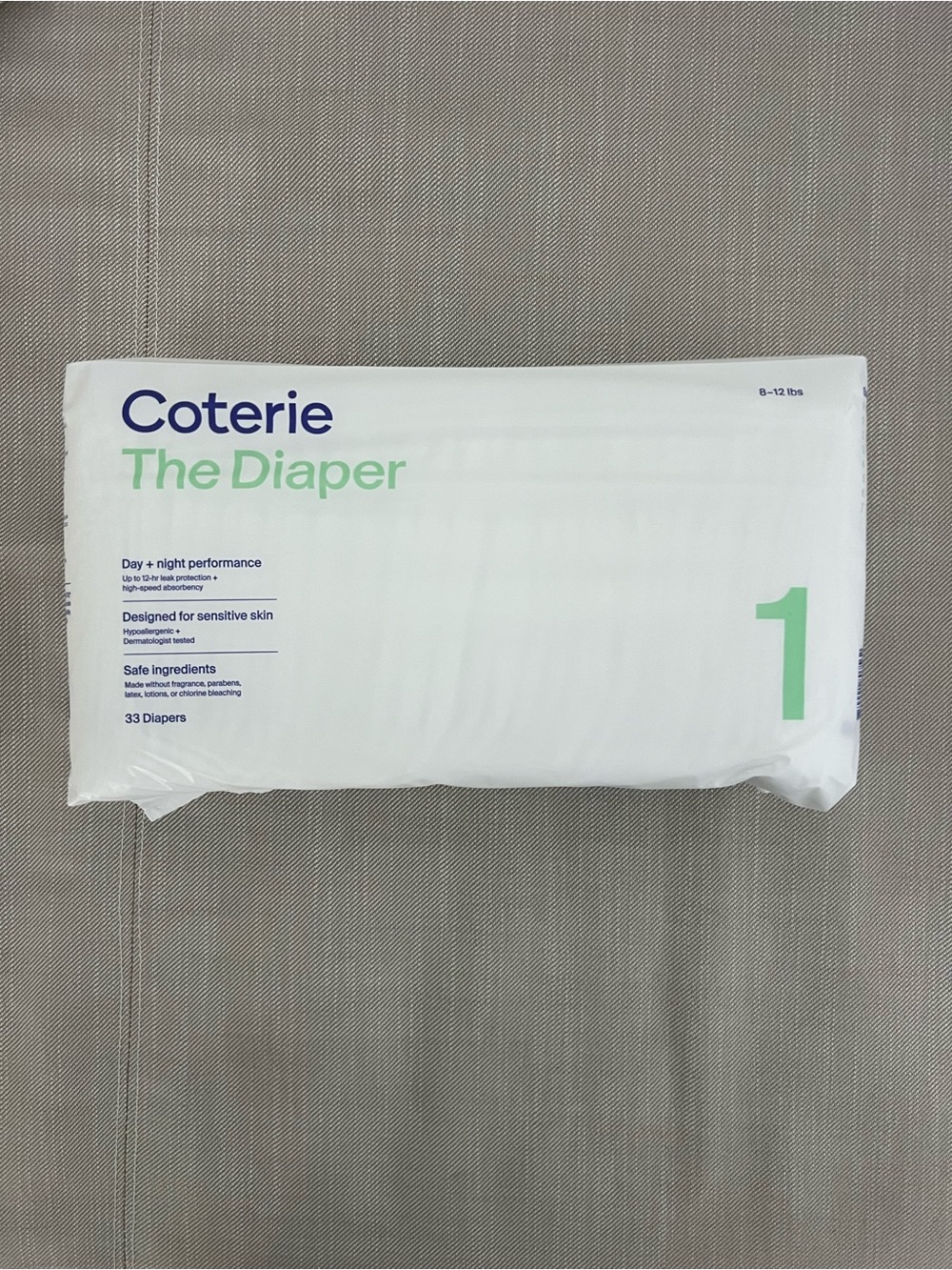 Coterie Diaper Size 1 - 8-12 lbs